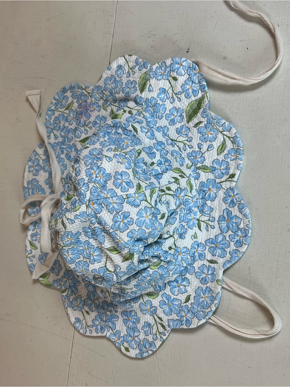 PETIT PLAYA- Petal Sun Hat · Hydrangea - Picture 2 of 6